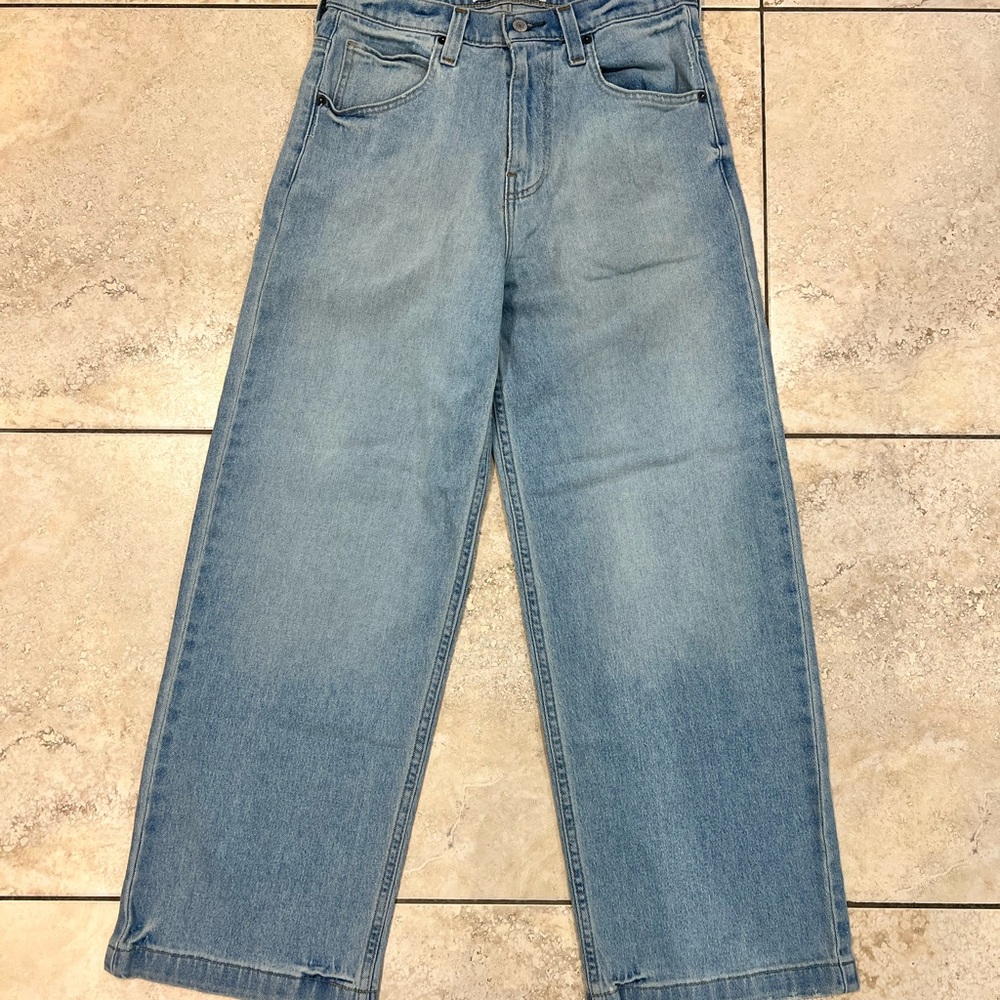 Hollister Light Blue Super Baggy Men's Jeans